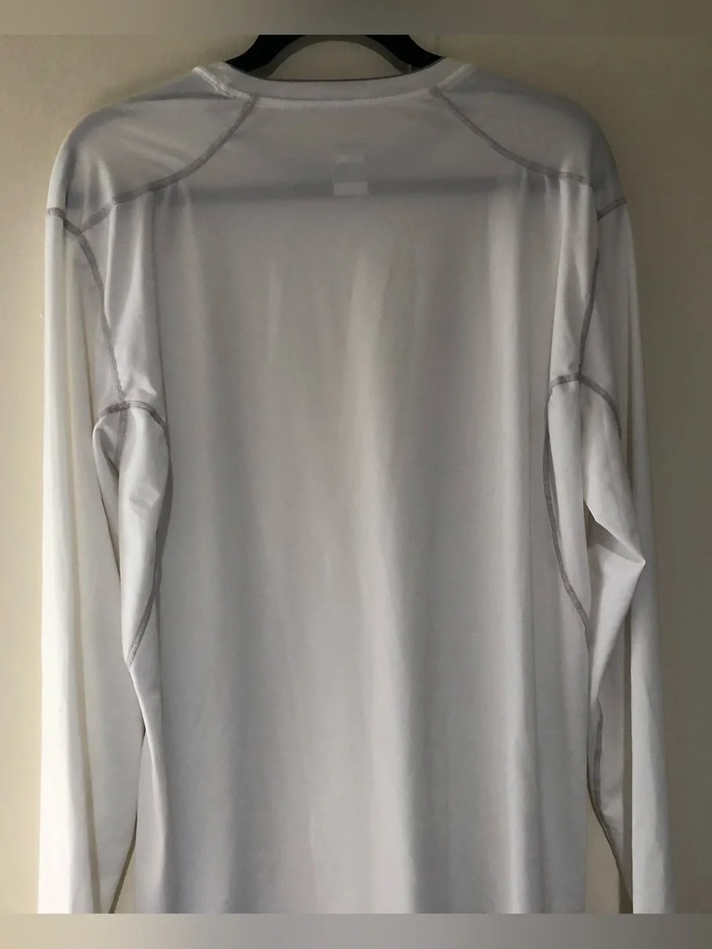 Nike Men’s White Long-Sleeve Dri-FIT Crew